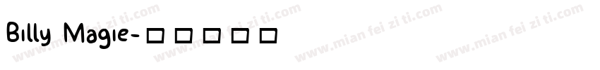 Billy Magie字体转换
